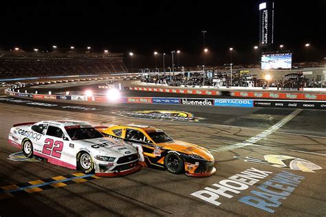 nascar finish last night.